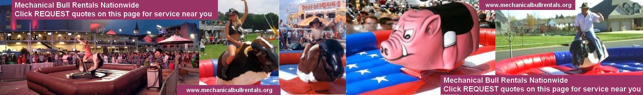 Mechanical Bull Rentals Bloomfield New Jersey NJ and near you. Free referrals to local mechanical bull companies LOGO